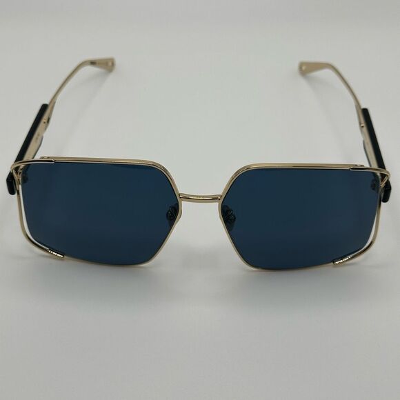 NEW Dior Sunglasses Archidior S1U Shiny Gold Blue Women - Picture 7 of 13